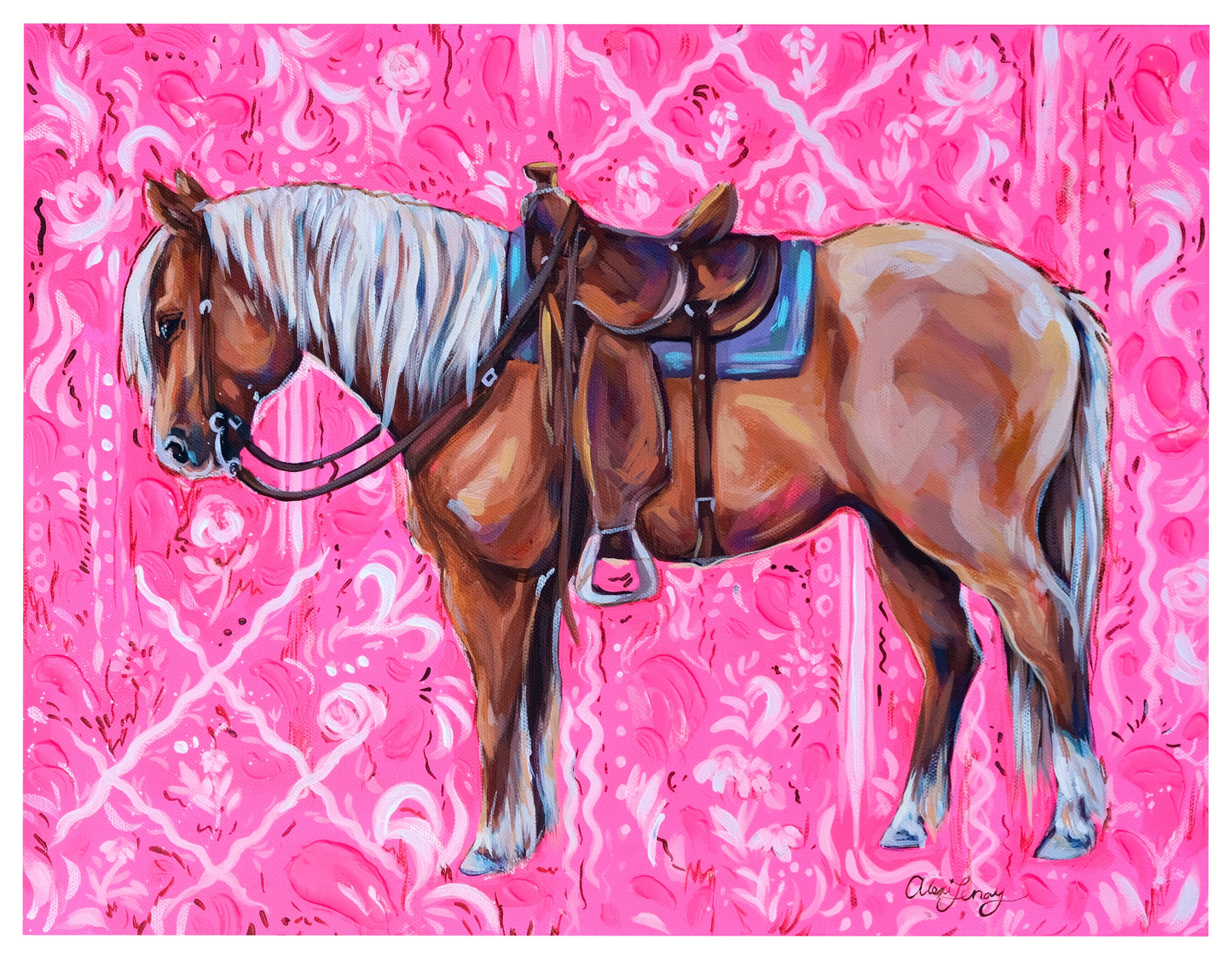 "Pink & Palomino" fine art print