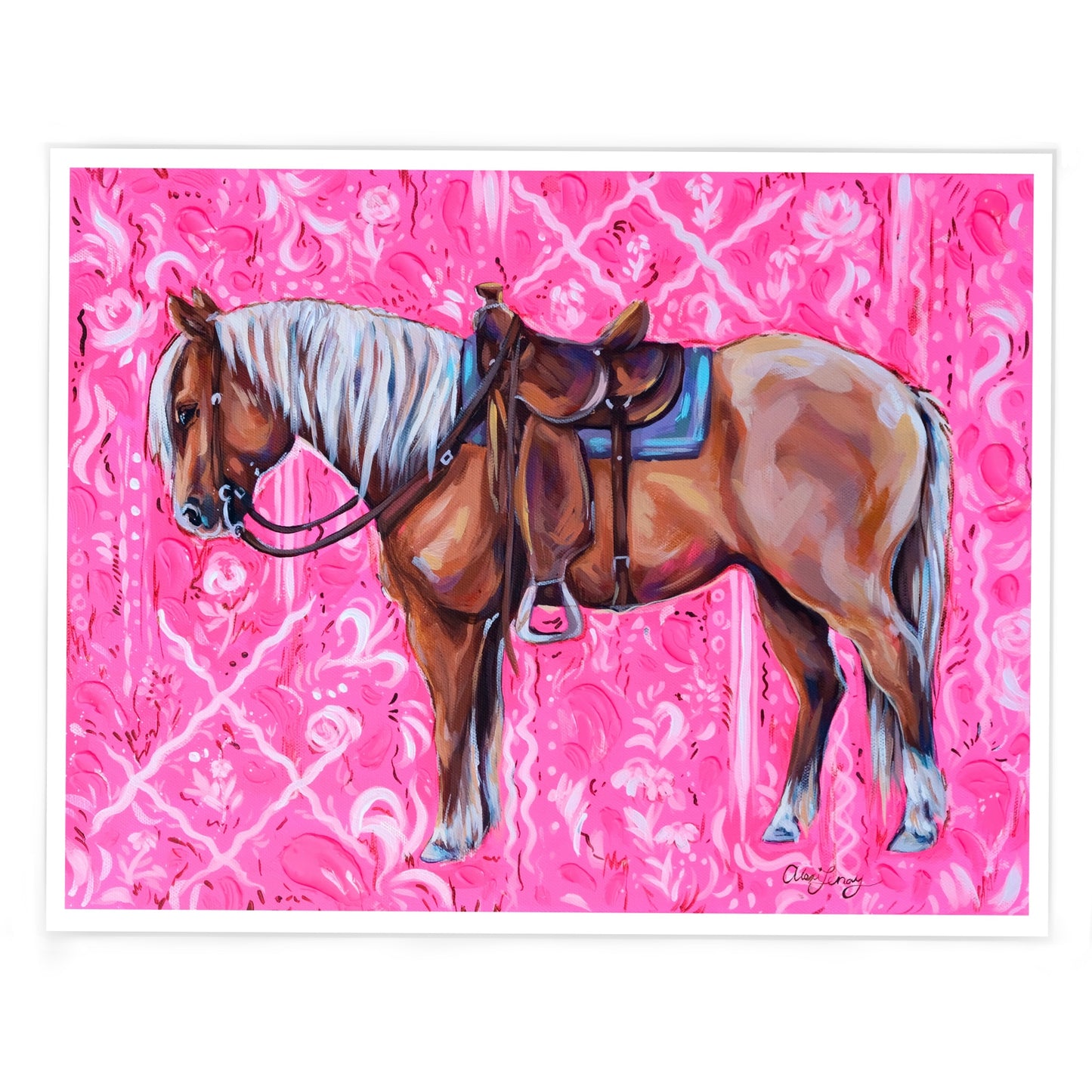"Pink & Palomino" fine art print